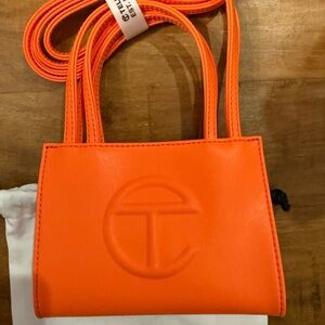 Telfar Bright Orange Mini Bag